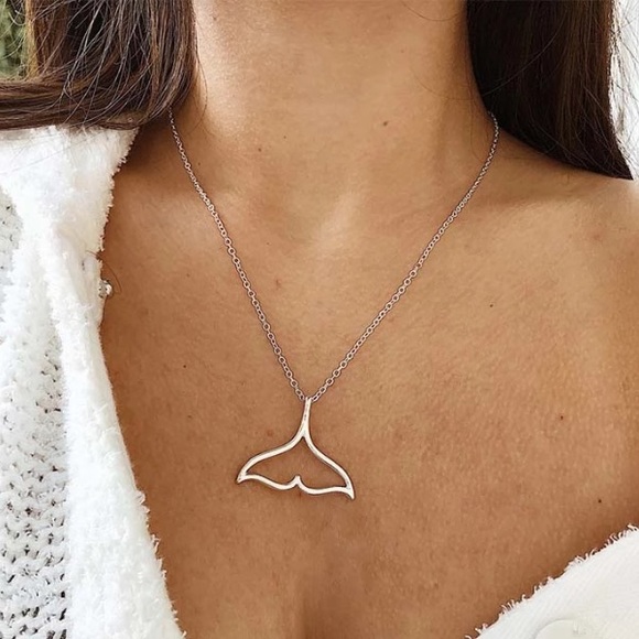 Jewelry - New Silver Whale Tale Necklace